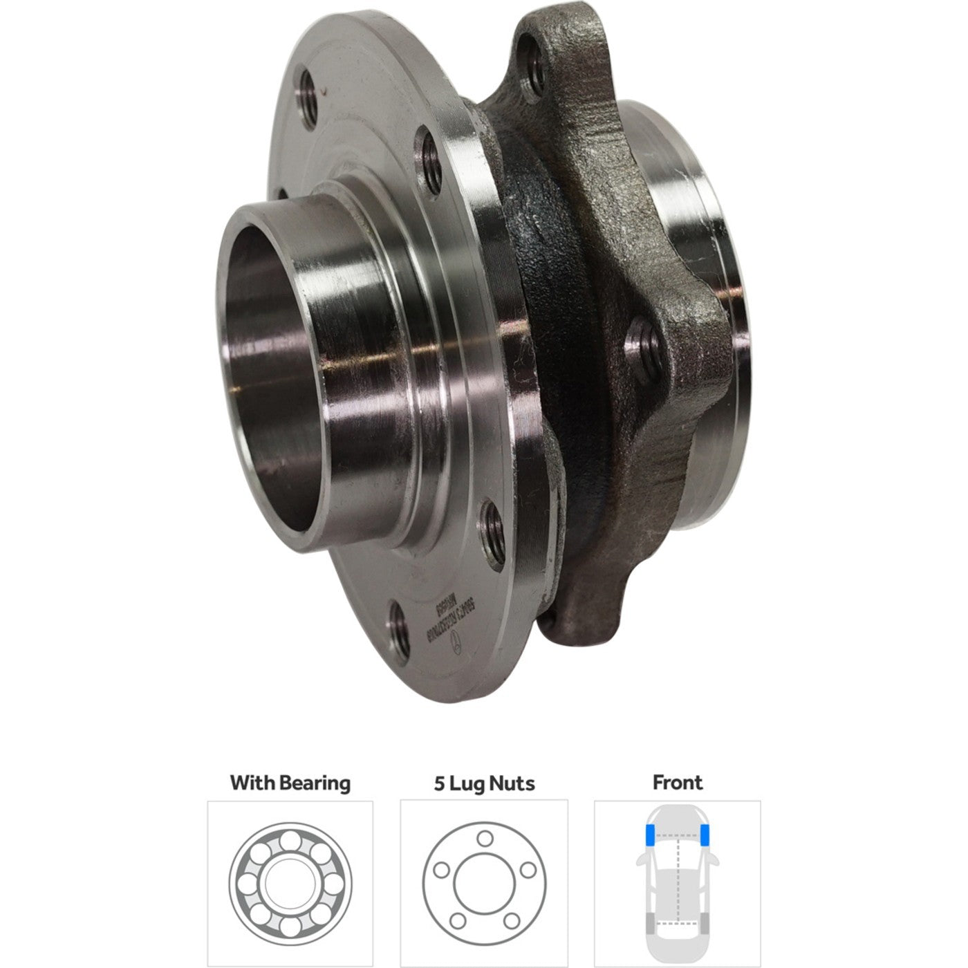 Wheel Hubs for Chrysler 200 (2015–2017) Front Left & Right with Bearing