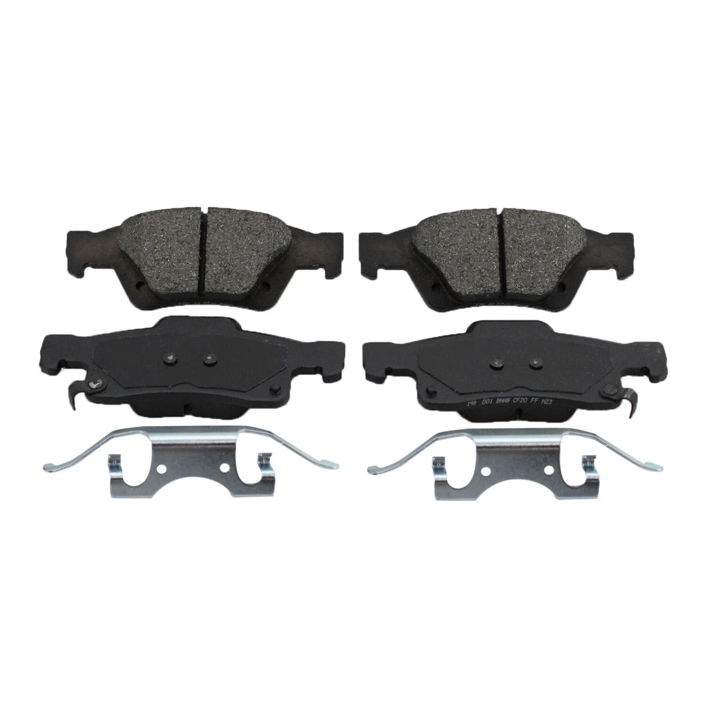 Set of 4 Rear Blue Disc Brake Pads for Dodge Durango Jeep Grand Cherokee (N/A)
