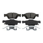 Set of 4 Rear Blue Disc Brake Pads for Dodge Durango Jeep Grand Cherokee (N/A)