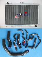 52mm Aluminum Radiator & Hose for Nissan Silvia 180SX S13 (1989-1994)