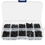 680pcs Black Zinc Coated M2 Screws for M3 Cross CM (Device Maintenance)