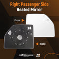 Heated Mirror Glass Upper Passenger Side Right for Ford F250 F350 F450 F550 (2017–2022)