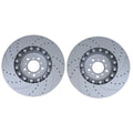 Set of 2 Front Brake Disc Rotors for BMW F80 F87 F82 M2 M3 M4 (2015–2020)