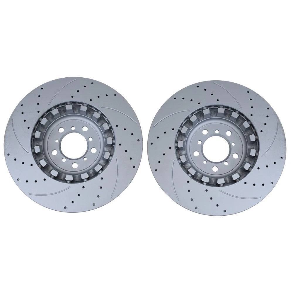 Set of 2 Front Brake Disc Rotors for BMW F80 F87 F82 M2 M3 M4 (2015–2020)