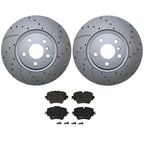 Front Brake Kit 330mm Drilled Rotors & TRW Pads for BMW F39 F48 Mini F60 (2017–2023)
