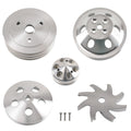 Crankshaft Pulley Kit for Chevy Small Block 283-350 (Aluminum, Triple Groove)