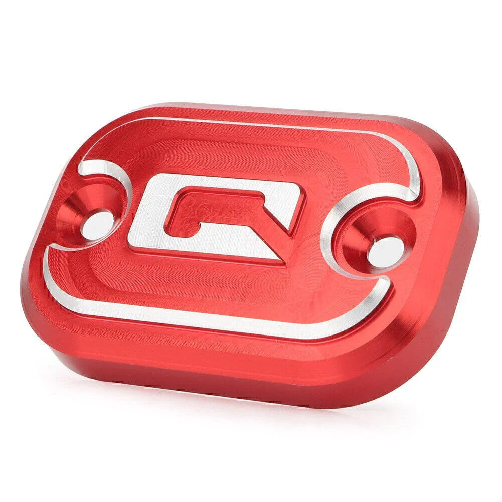 Red Front Brake Fluid Reservoir Cap Cover for YAMAHA QBIX 125 (2017-2018)