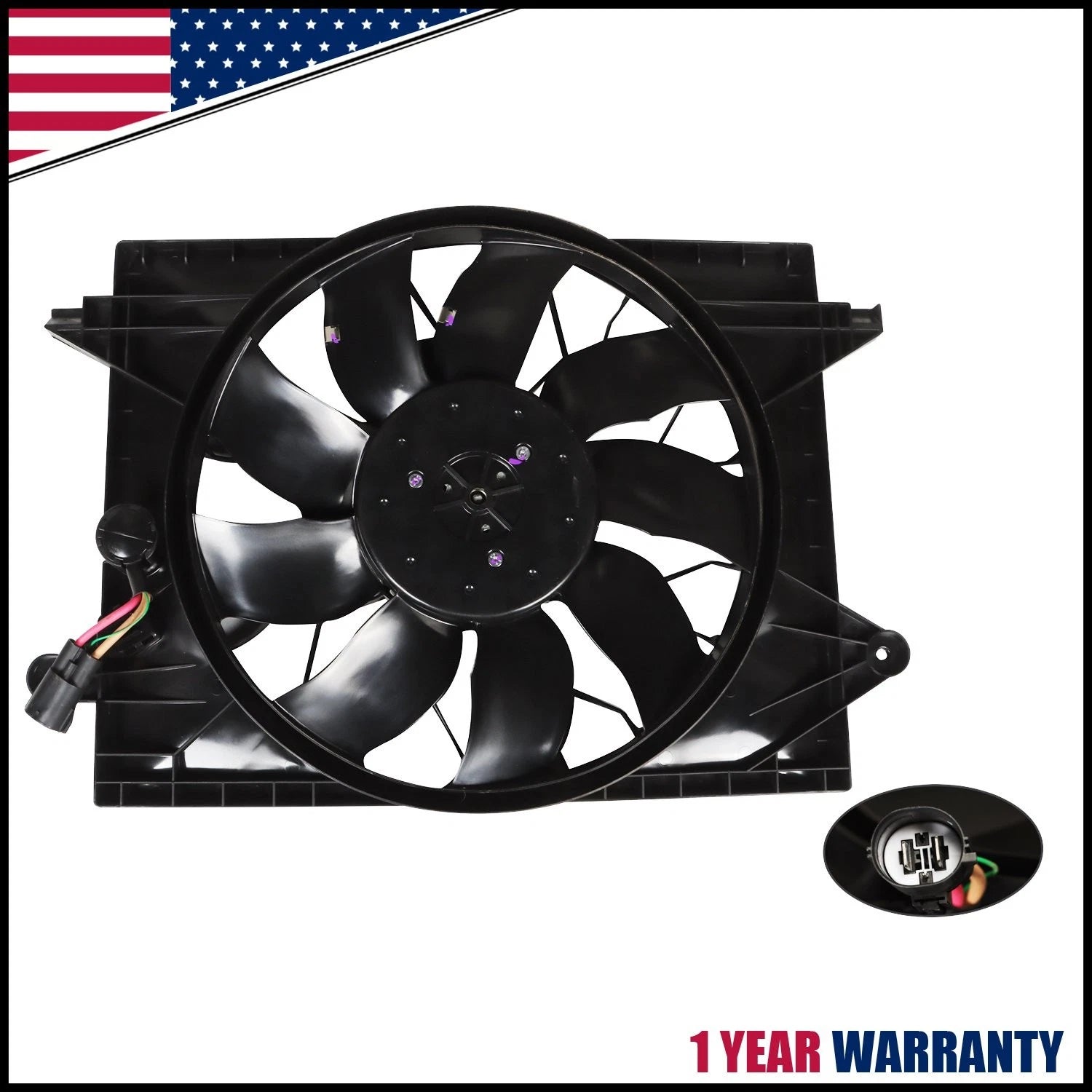 Engine Radiator Cooling Fan Assembly for Dodge Charger Challenger (2015–2022)