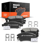 8x Ceramic Brake Pads for Chevrolet Camaro (2010–2015)