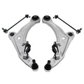 Set of 4 Front Lower Control Arms w/Sway Bar End Links for Nissan Maxima (2009–2014)