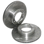 2 x Front Slotted Brake Rotors for Hilux Ute (1997–2005)
