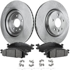 Front Brake Rotor and Pad Kit for Ford Explorer, Taurus, Flex, Lincoln MKT
