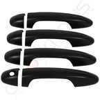 Set of 4 Door Handle Covers for Toyota Tacoma (2016–2022) Matte Black