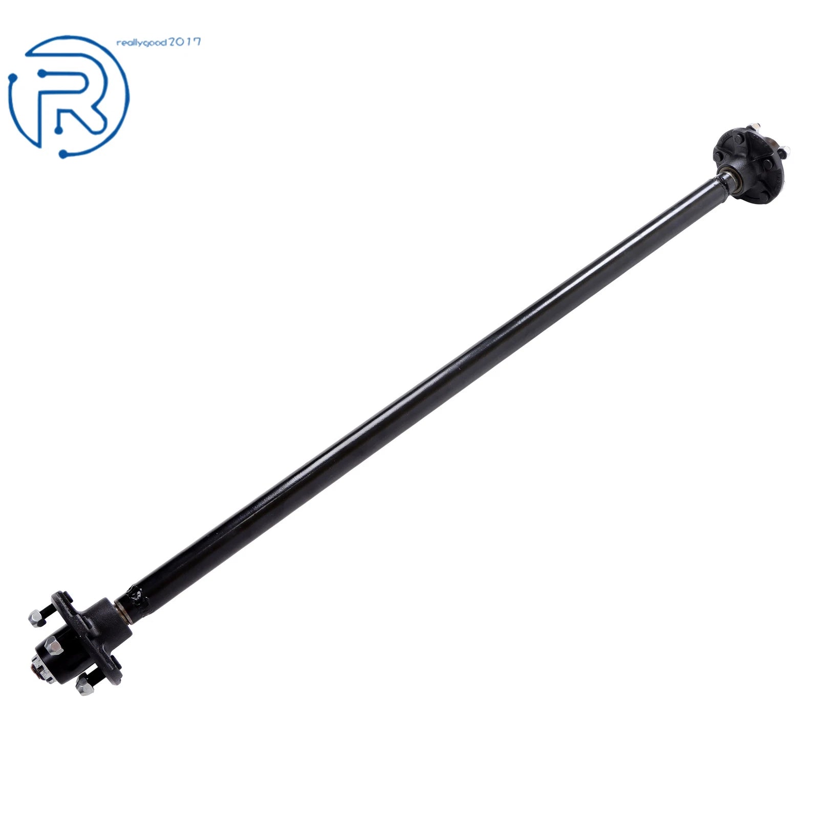 52" Trailer Axle for Boat RV with 5x4.5 Idler Hubs (2000 lbs)