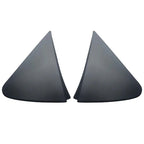 Side Mirror Triangle Corner Cover Trim / Pair / Perfect Fit Black for Toyota Yaris