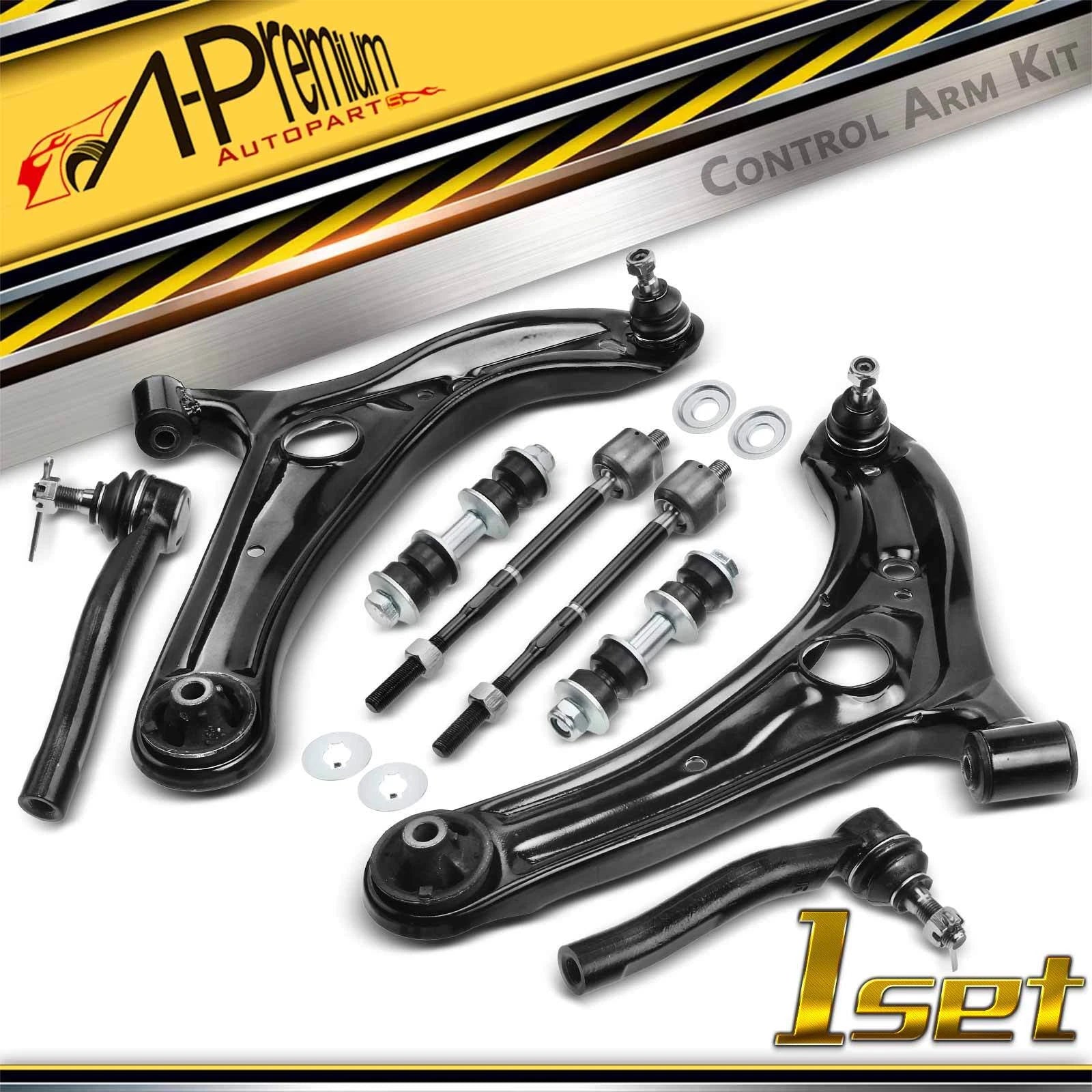 Front Lower Control Arm Sway Bar Link Tie Rod End for Toyota Echo (1999-2005)
