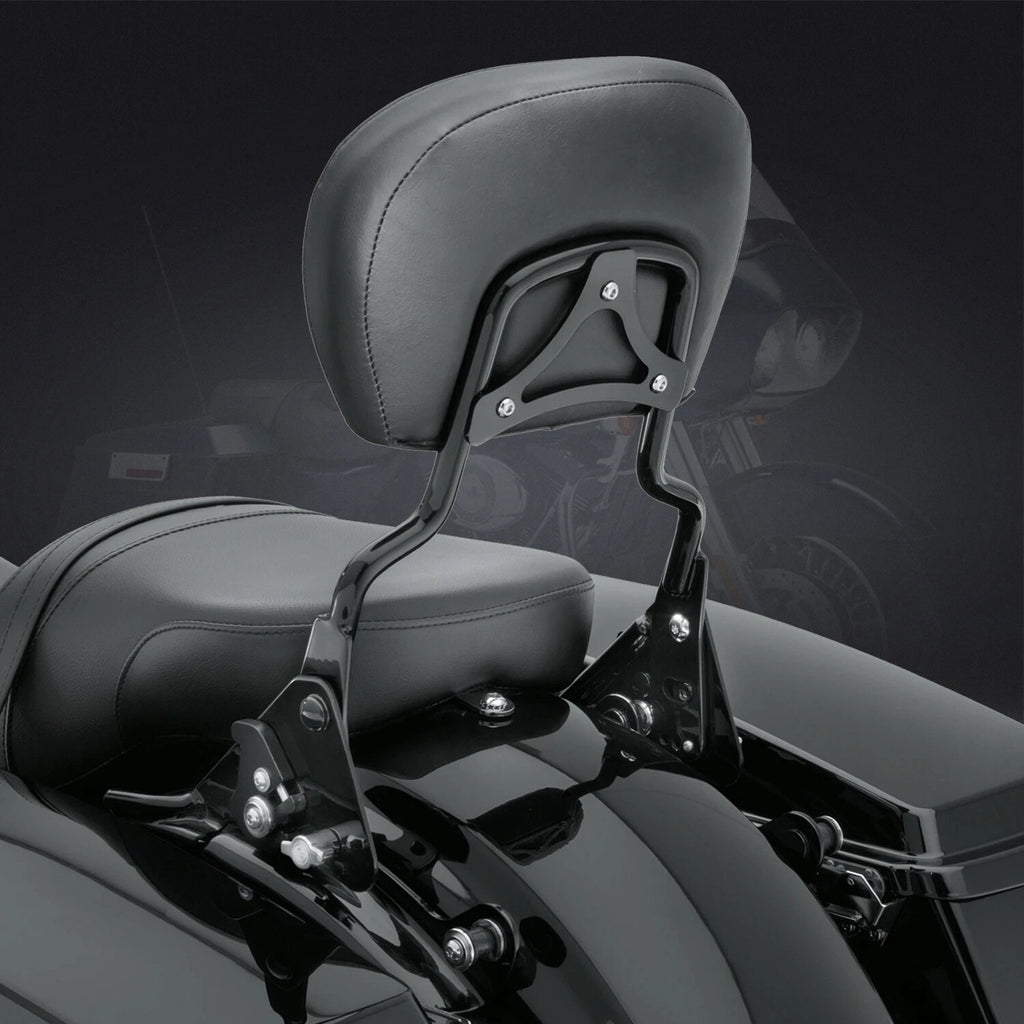 Adjustable Sissy Bar Passenger Backrest Pad for Harley Touring 1997–2008