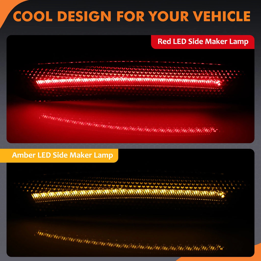 LED Side Marker Lights for Chevy Camaro (2016-2021)