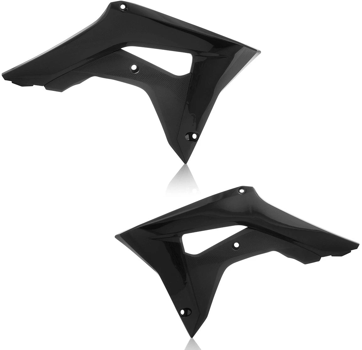 Acerbis Radiator Shroud Black for Honda CRF250R & CRF450R-S (2018–2022)