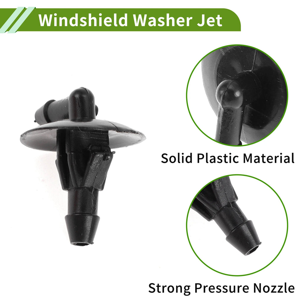 Windshield Washer Nozzle with Hose Connector for Dodge (No. 5125061AA)