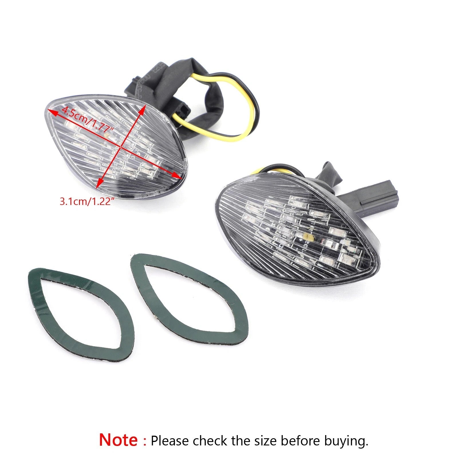 Clear Turn Signals for Honda CBR 1000RR (2004–2005)