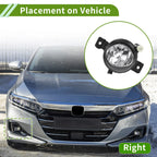 1 Pc Right Fog Light Grill for BMW X5 (2011–2013) No. 63177237434 Clear