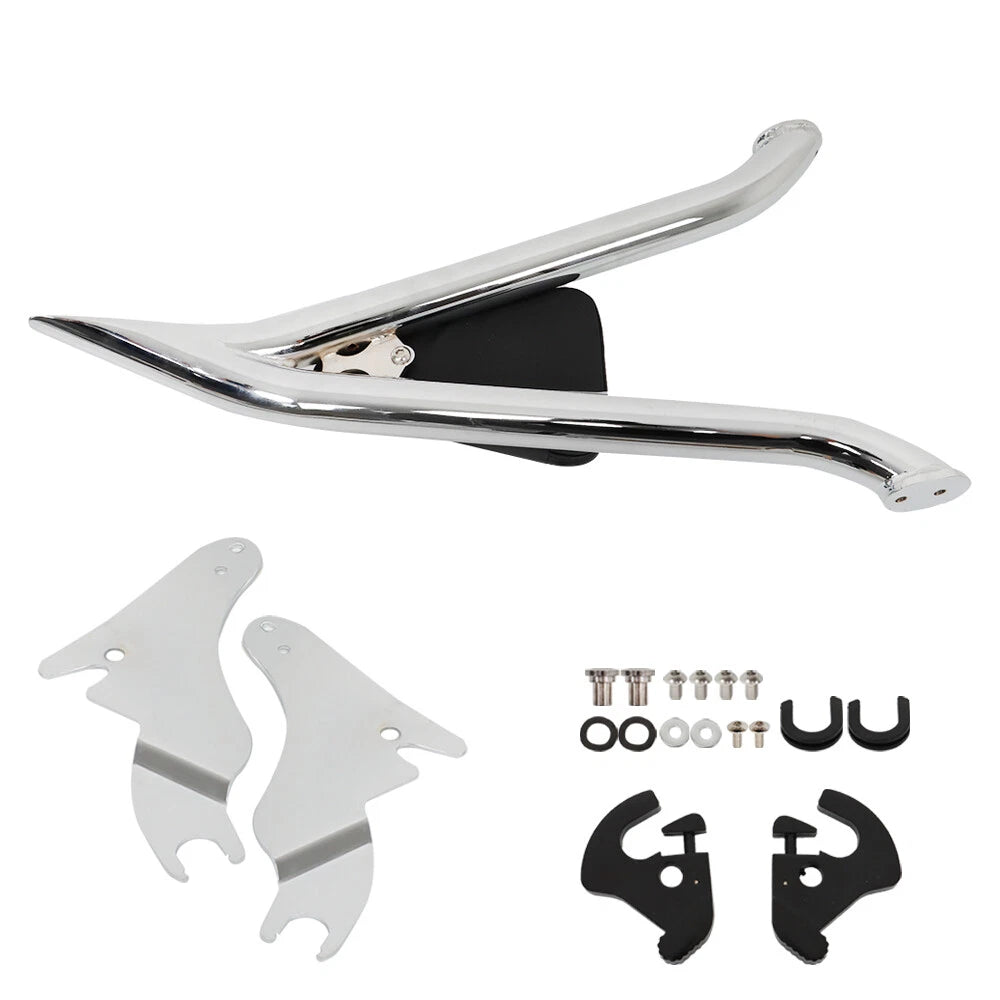 22'' Chrome Backrest Sissy Bar for CVO Touring Road King Glide