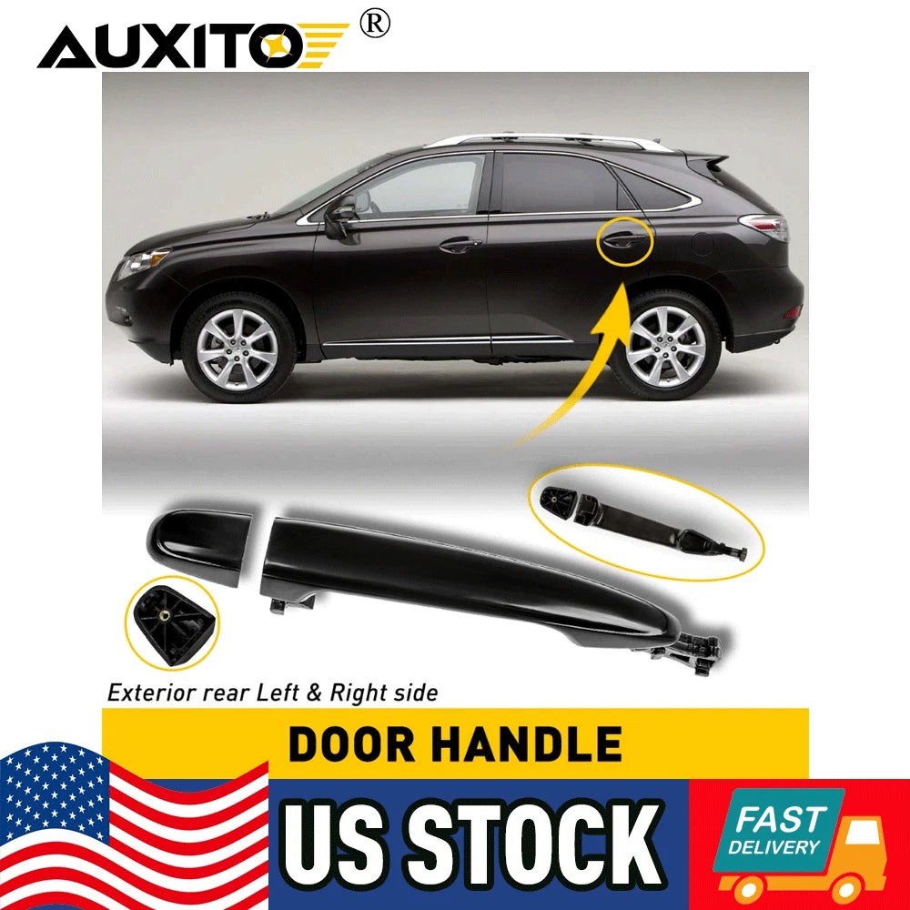 Rear Exterior Door Handle for Toyota 4Runner (2003–2009) & Camry (2007–2011) Black