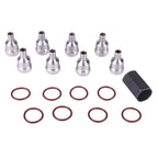 8Pcs High Pressure Oil Rail Repair Kit for Ford 6.0L Powerstroke (2004–2010)