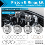 Piston & Ring Set 0.5MM for Hyundai Kia Accent Rio 1.6L (2012–2016)