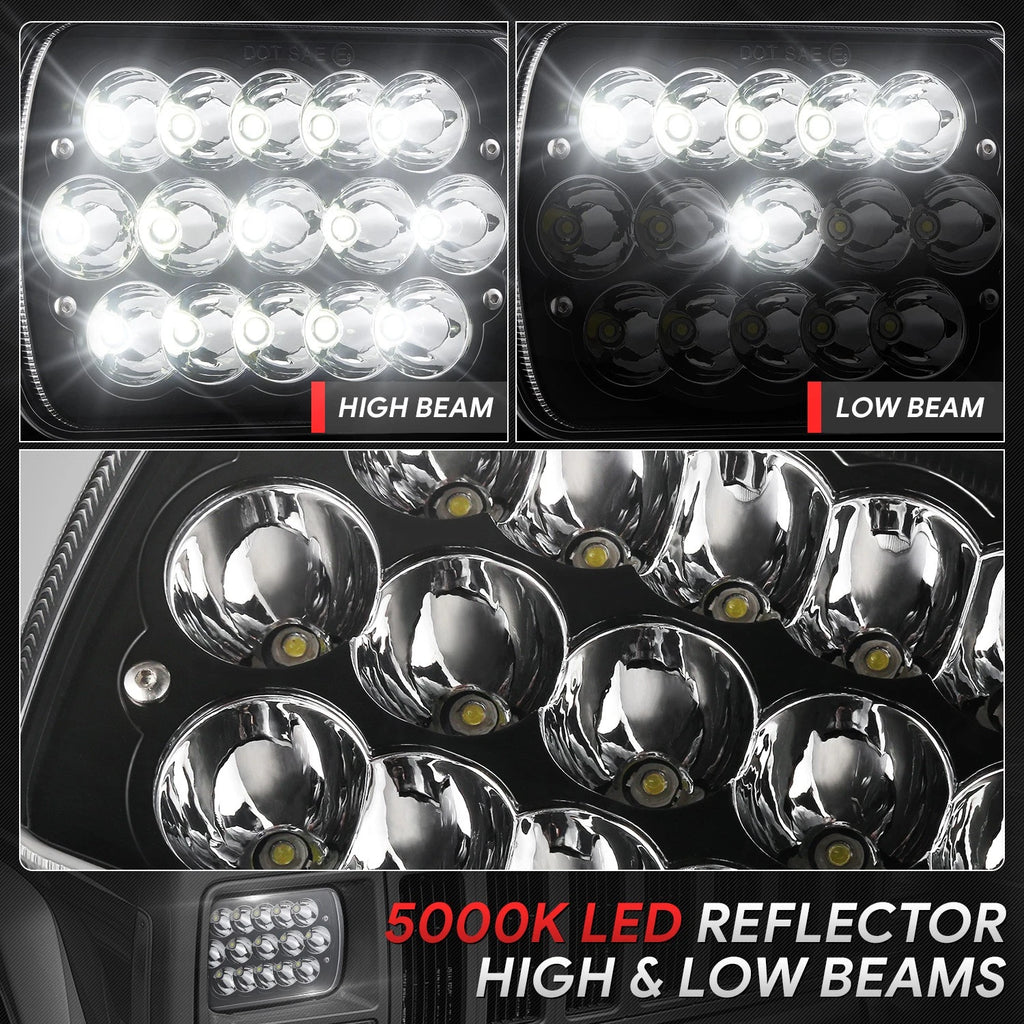 LED Headlight Assembly for Chevrolet Express/Savana 2500/3500 (1984–2020)