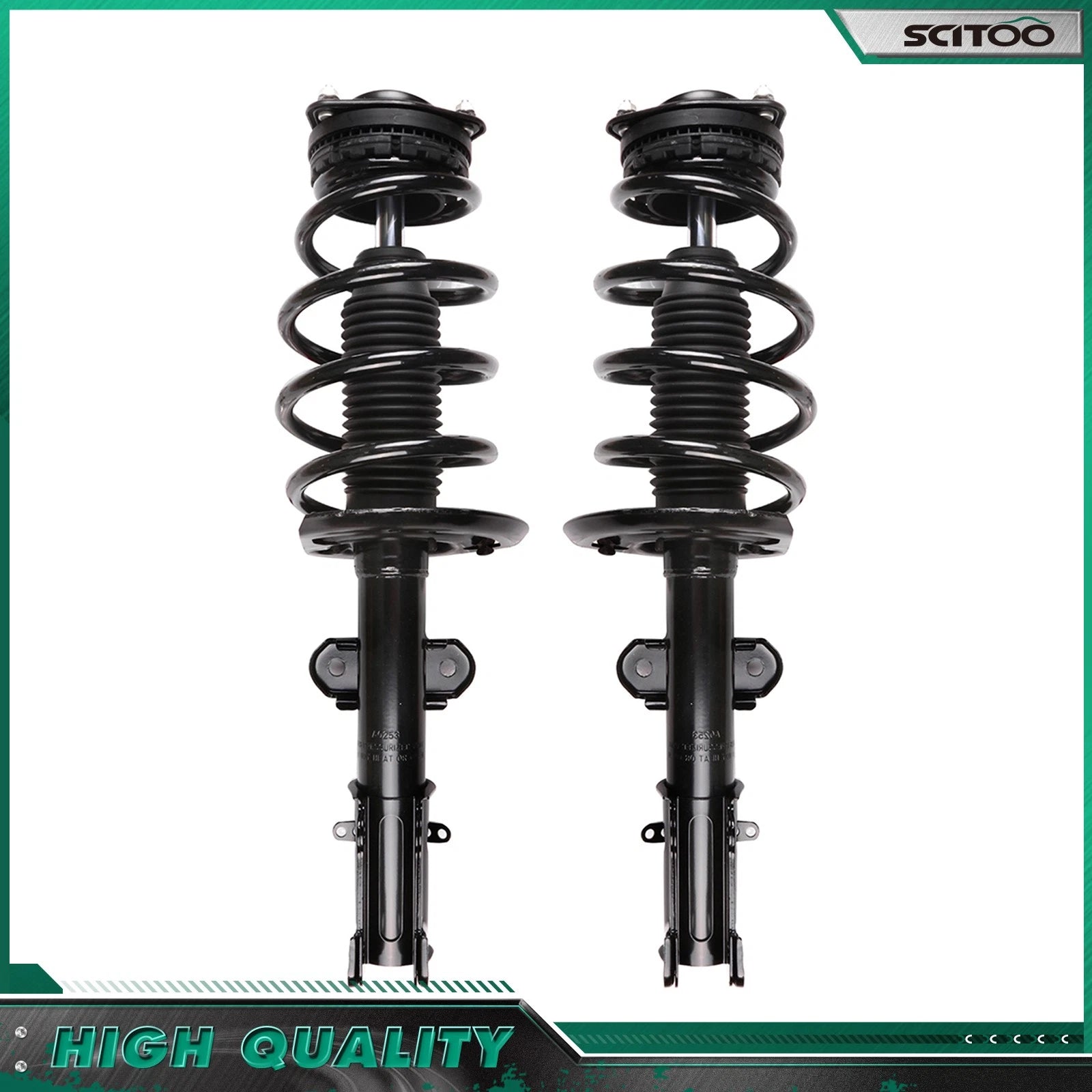 Set of 2 Strut & Spring Assembly for Dodge Grand Caravan (2008–2015)