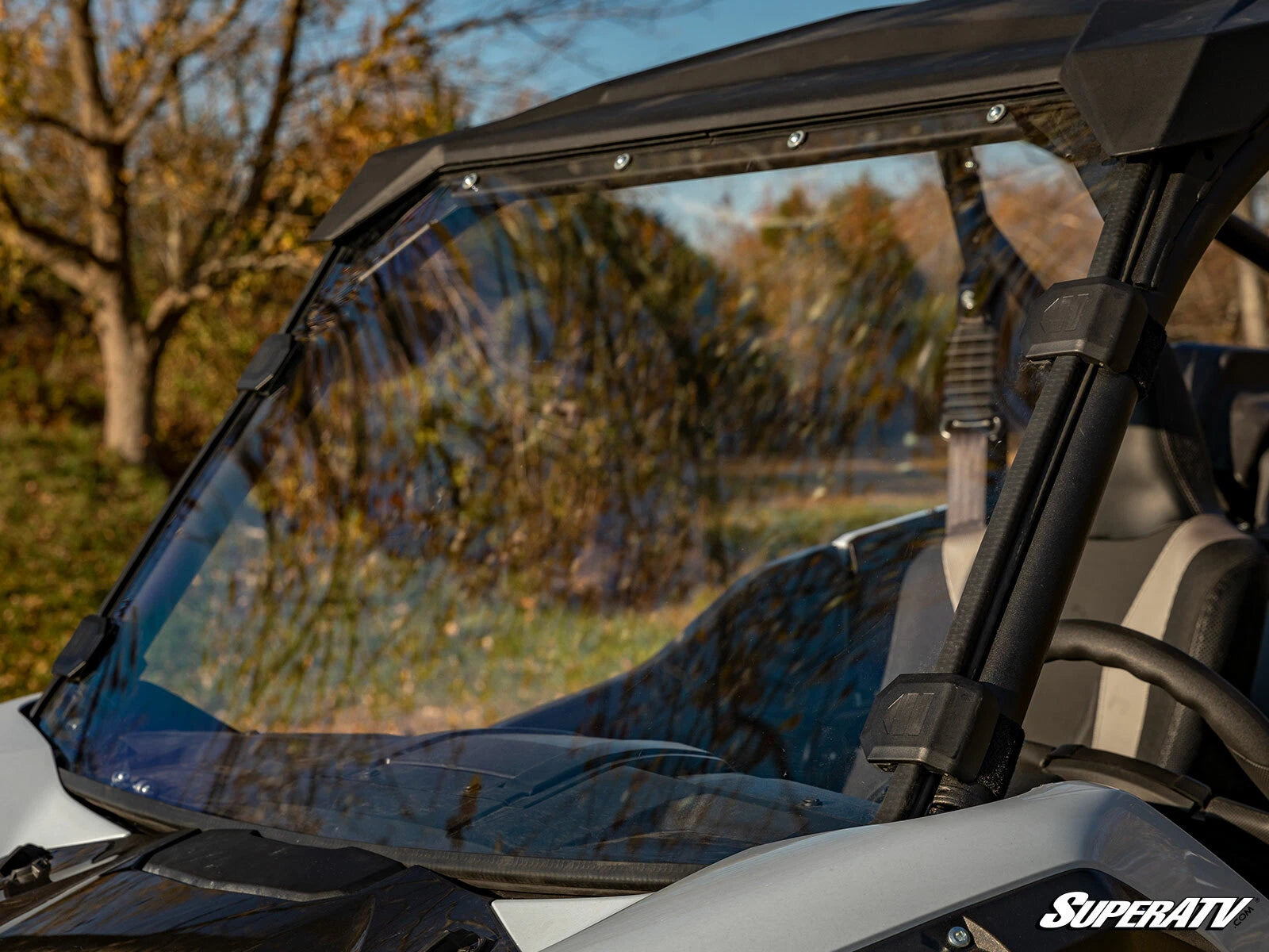 Scratch Resistant Full Windshield for Kawasaki Teryx KRX 1000 (2020–2023)