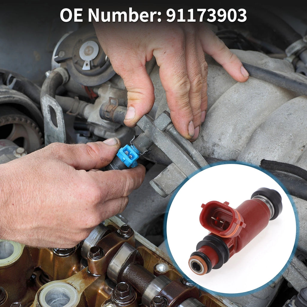 Fuel Injector No. 91173903 for Chevy Metro LSi 1.3 (1998–2001) 1 Pc Red