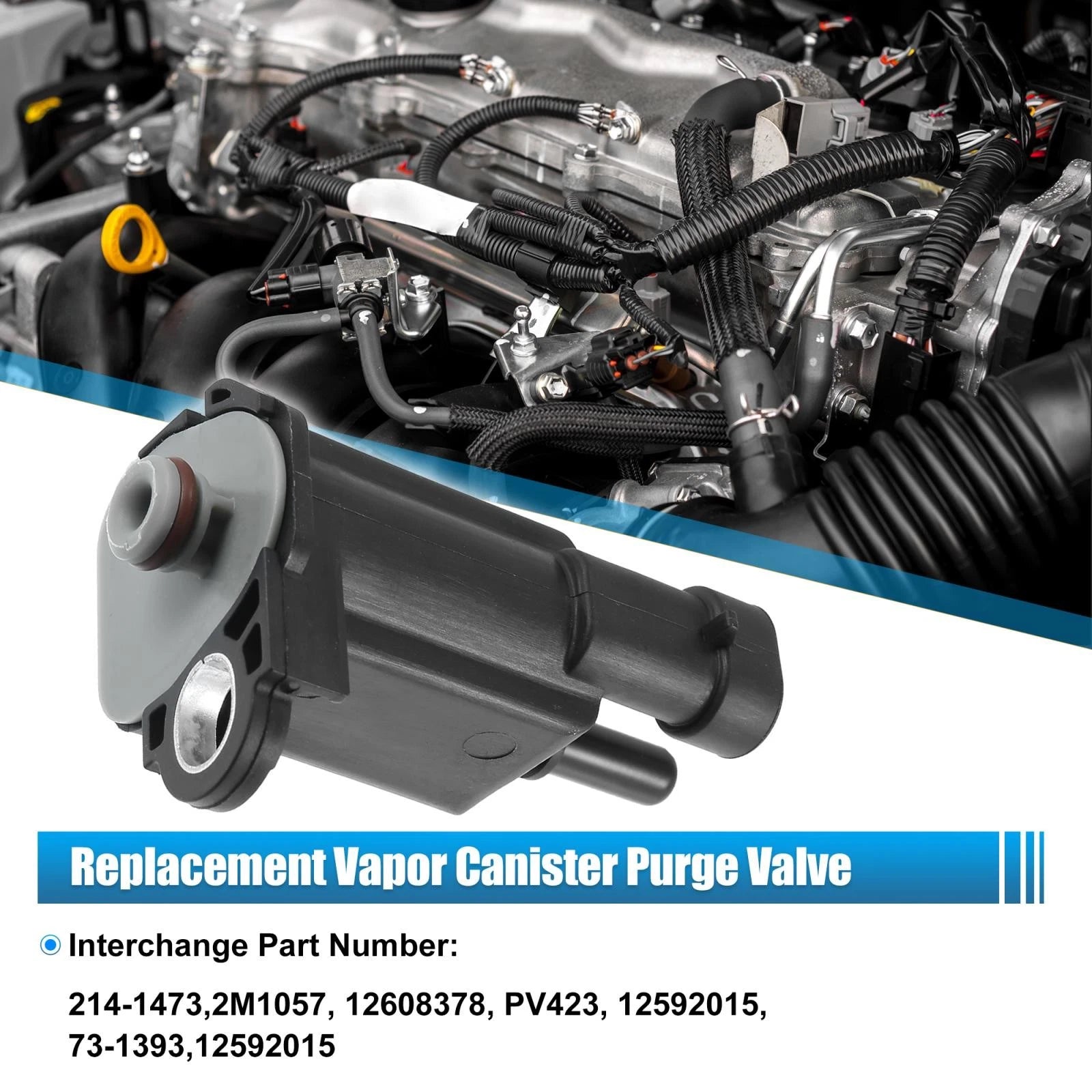 Vapor Canister Purge Valve EVAP Solenoid 12592015 for Chevrolet Buick 