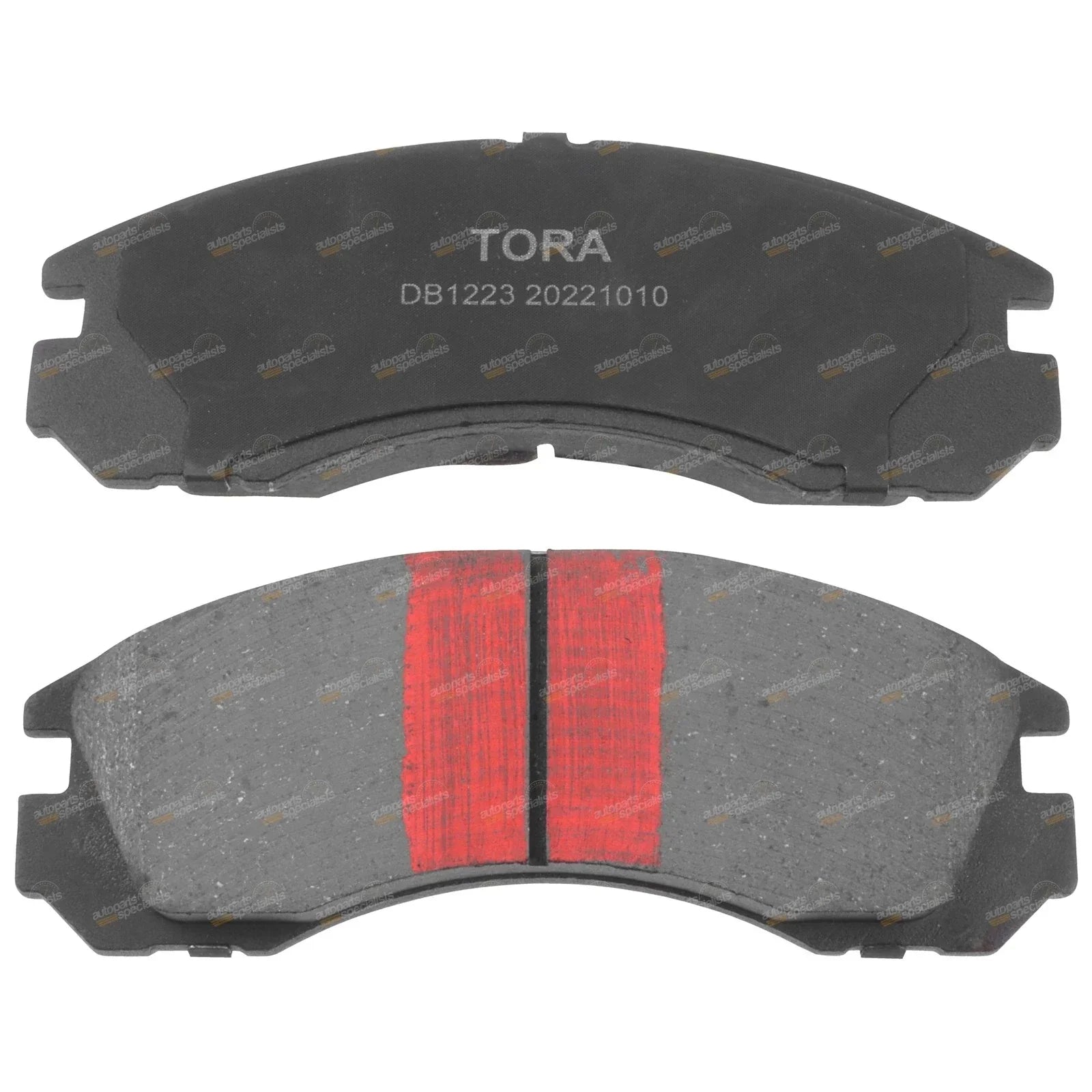 Front Disc Brake Pads 314mm Rotors for Mitsubishi Triton MK (2005 - 2006)