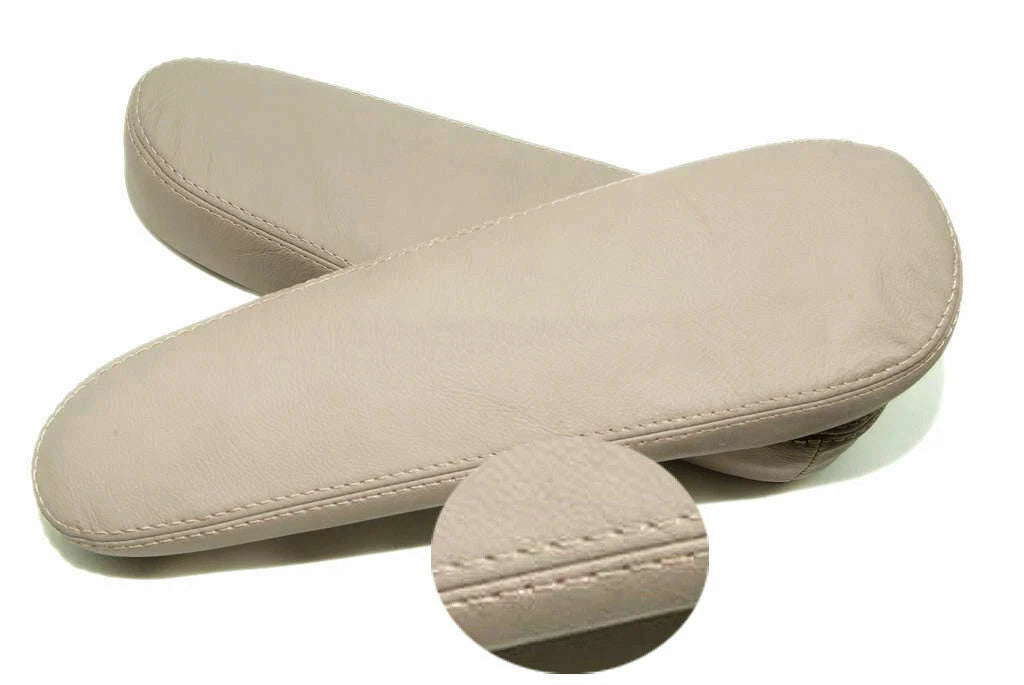 Front Seat Armrest Cover Leather for Nissan Quest (2004–2009) Beige