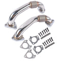 2Pcs Up Pipes Kit with Gaskets for GMC Sierra, Chevy Silverado 3500 (2001–2004)