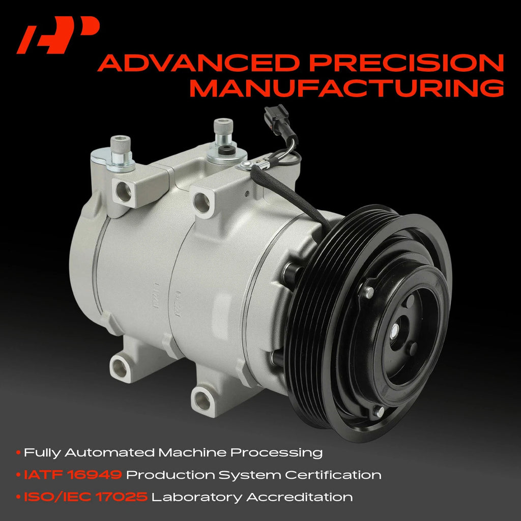 A/C Compressor with Clutch for Hyundai Santa Fe (2003–2006) Kia Amanti (2004–2006)