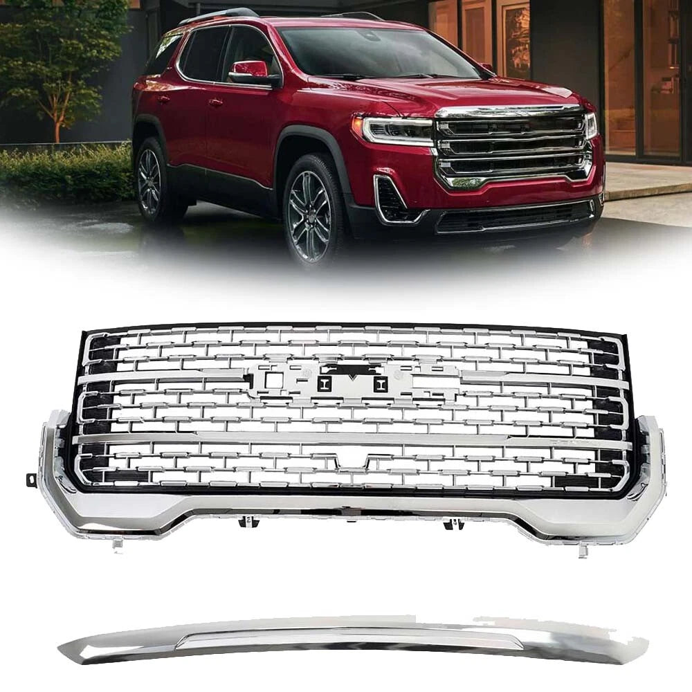 Front Upper Grille & Hood Molding for GMC Acadia (2020–2022)