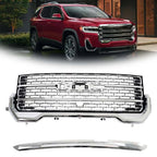 Front Upper Grille & Hood Molding for GMC Acadia (2020–2022)