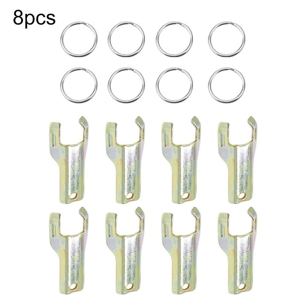 8X Iron Station Key Replacements + Keyrings for RTU LP Outdoor Boxes