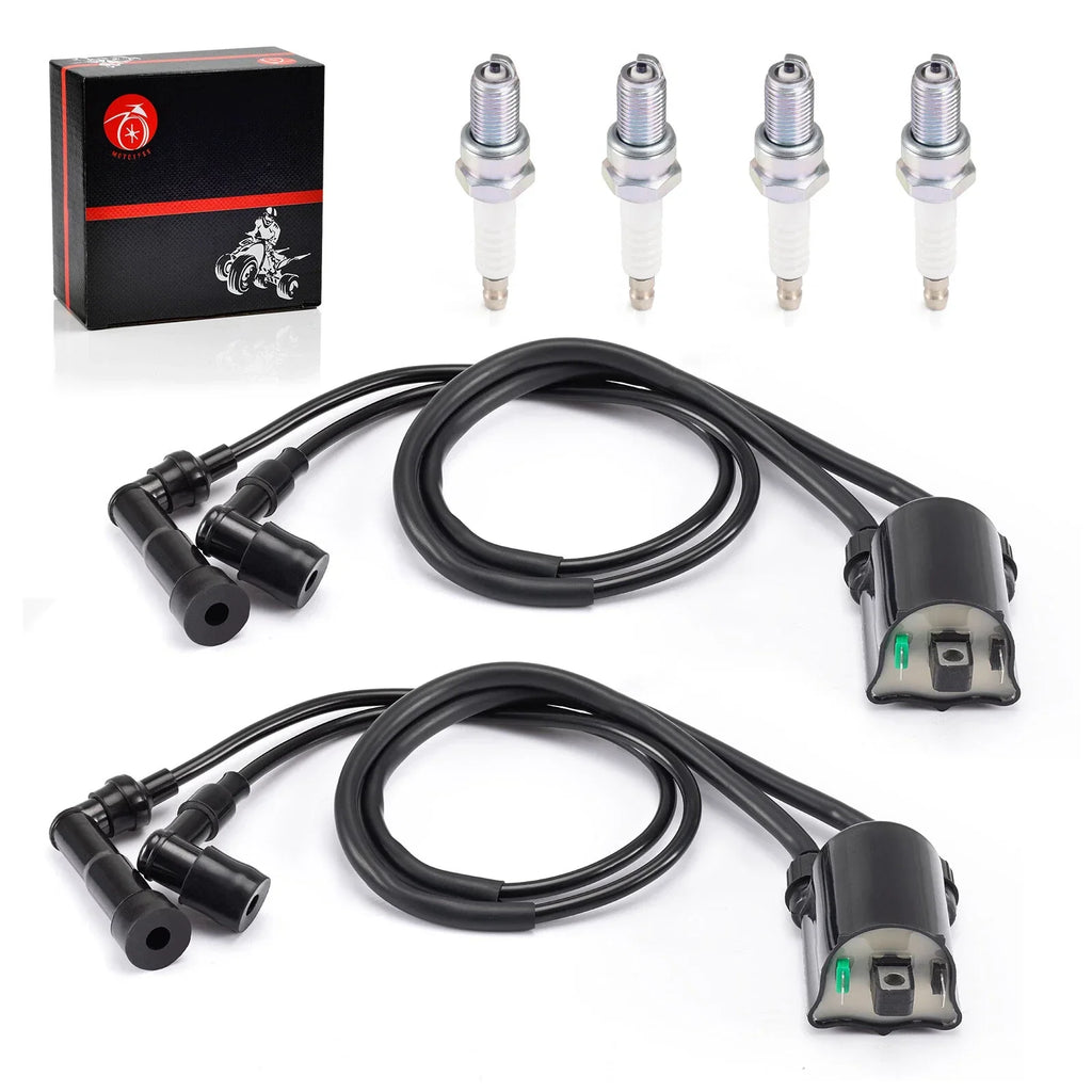 2PCS Ignition Coils for Kawasaki VN1500 Vulcan 1500 VN1500L Nomad (2000–2004)