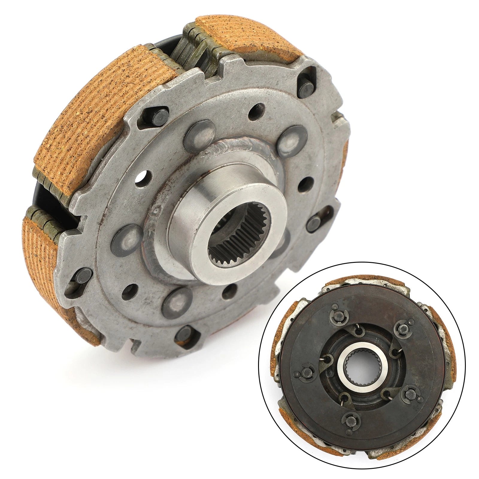 Wet Clutch Shoe Carrier Assembly w/Spring for Hisun UTV ATV 500 700 (2015–2023)