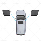 Magnetic Mesh Sun Blind Shades for Nissan Qashqai J11 (2014–2023)