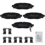 Set of 4 Rear Ceramic Brake Pads for Subaru Impreza (2008–2023)/Legacy (2005–2014)