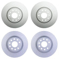Brake Rotors Kit (Front 312mm, Rear 300mm) for Audi Q3 TT Quattro
