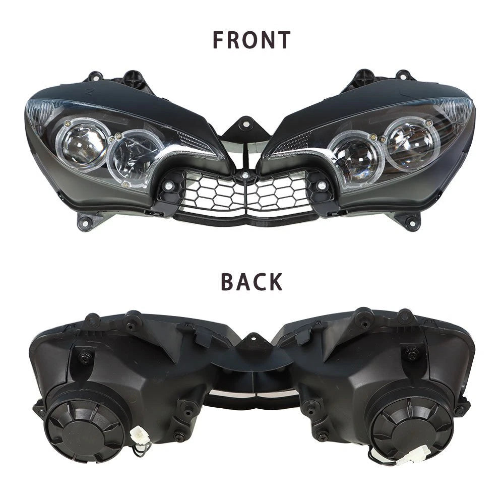 Front Headlight for Yamaha YZF R6/R6S (2003–2009) Black