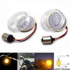 2X 1156 LED Bullet Front Turn Signal Kit for Harley