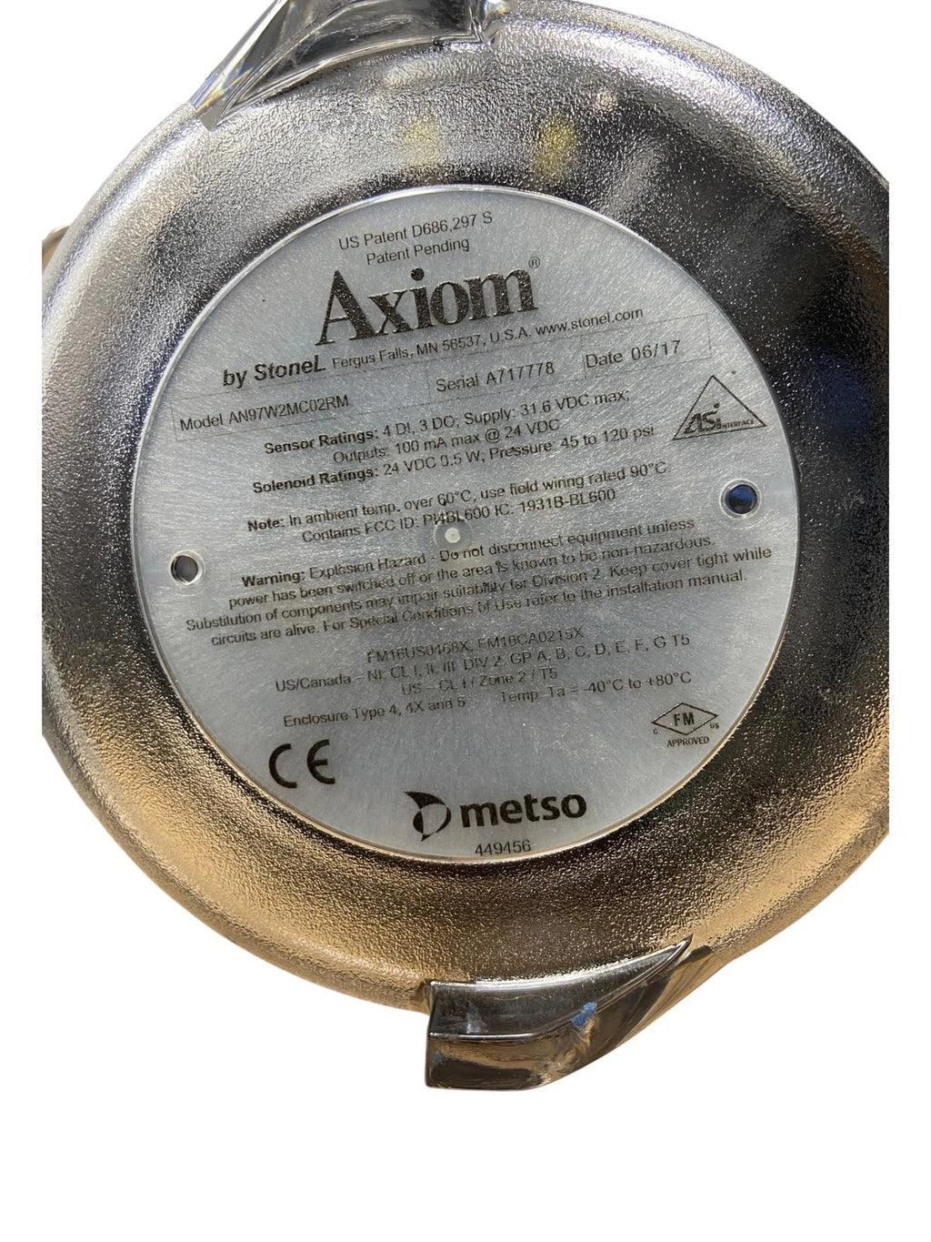 Bray S41 Butterfly Valve 4" w/ Actuator & Solenoid for Axium AN97 Controller